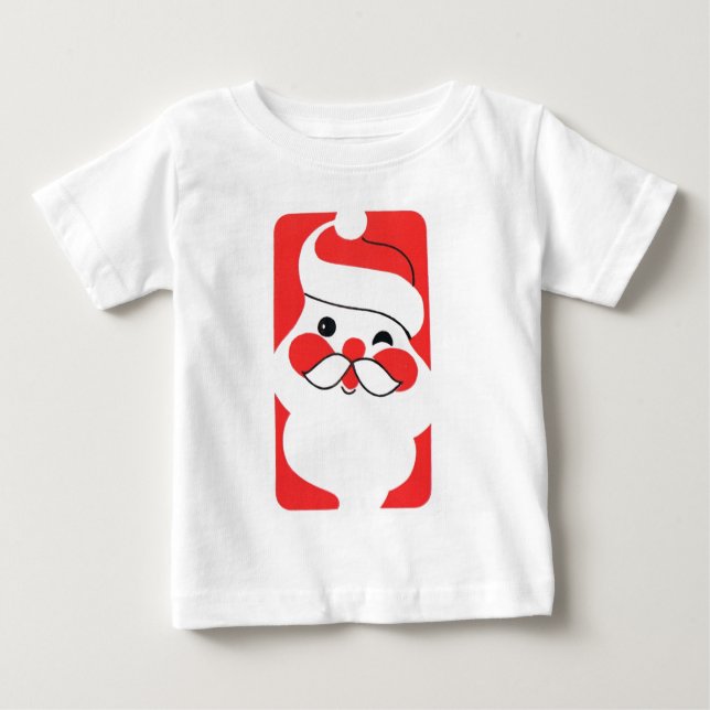 Camiseta Para Bebê Jolly Santa Claus (Frente)