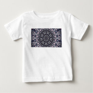 CAMISETA PARA BEBÊ KALEIDOSCÓPIO PSIQUEDÉLICO/MEMÓRIAS MÍSTICAS