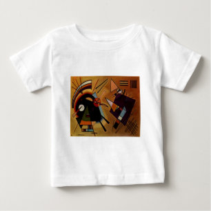 Camiseta Para Bebê Kandinsky Preto Violeta