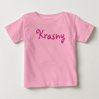 Camiseta Para Bebê Krasny