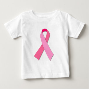 Camiseta Para Bebê Laço Rosa