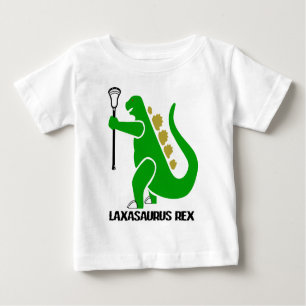 Camiseta Para Bebê Lacrosse_Designs_LaxasaurusRex