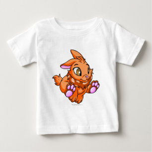 Camiseta Para Bebê Laranja de Cybunny
