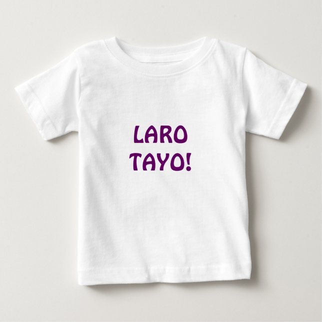 CAMISETA PARA BEBÊ LARO TAYO! (Frente)