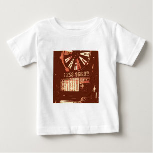 Camiseta Para Bebê Las Vegas Slots Pop Art