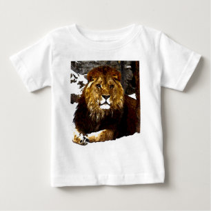 Camiseta Para Bebê Leão