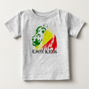 CAMISETA PARA BEBÊ LEÃO KING
