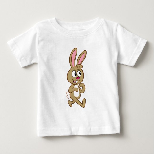 Camiseta Para Bebê Lebre do rick | Becky da guarda florestal (Frente)
