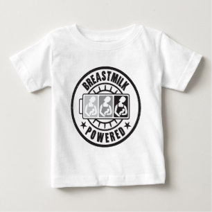Camiseta Para Bebê Leite materno psto! Longsleeve