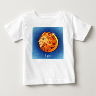 Camiseta Para Bebê Leo, leão