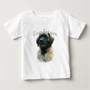 Camiseta Para Bebê Leonberger Pai 2