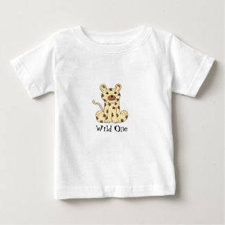 Camiseta Para Bebê Leopardo de Desenho Animado - Selvagem