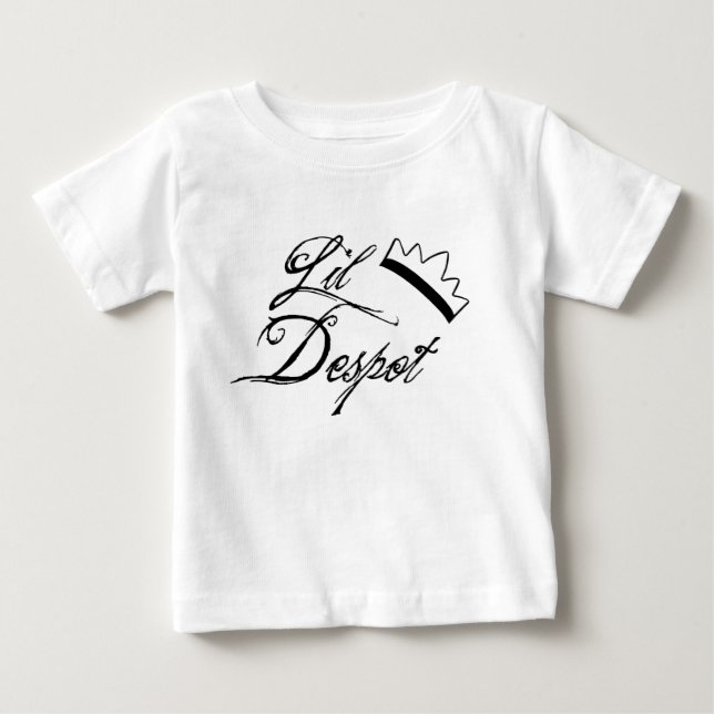 Camiseta Para Bebê Lil Despot (Frente)