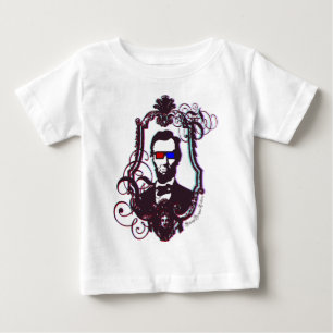 Camiseta Para Bebê Lincoln nos vidros 3D