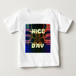 Camiseta Para Bebê Linda e adorável ter um vetor de Impressão de text