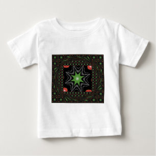 Camiseta Para Bebê Lindas estrelas reluzentes vetor Impressão de fund