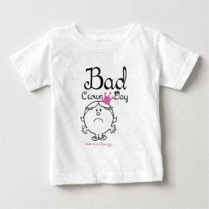 Camiseta Para Bebê Little Miss Princesa Dia da Coroa Má