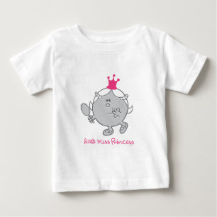 Camiseta Para Bebê Little Miss Princesa Espelho