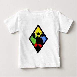 Camiseta Para Bebê Logotipo da ilha de Roo da equipe