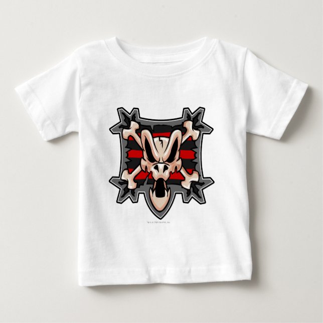 Camiseta Para Bebê Logotipo da Ilha Krawk (Frente)