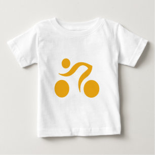 Camiseta Para Bebê Logótipo de bicicleta