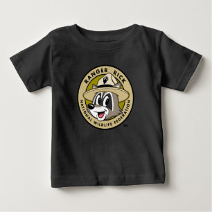 Camiseta Para Bebê Logotipo do rick da guarda florestal do rick da