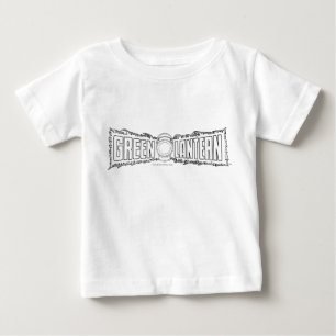 Camiseta Para Bebê Logotipo verde 7 da lanterna