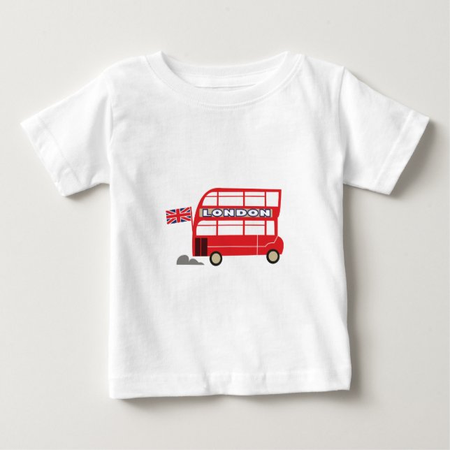 Camiseta Para Bebê Londres (Frente)