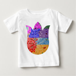 Camiseta Para Bebê LOTUS: Símbolo da Paz e da Pureza
