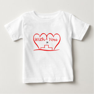 Camiseta Para Bebê Love You contigo, juntos com sucesso