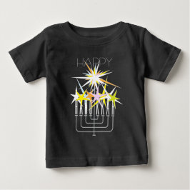CAMISETA PARA BEBÊ LUZES HANUKKAH