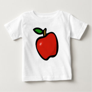 Camiseta Para Bebê Maçã