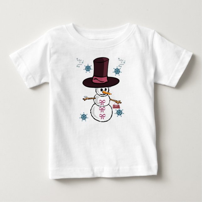 Camiseta Para Bebê Macacãozinho para Bebês (Frente)