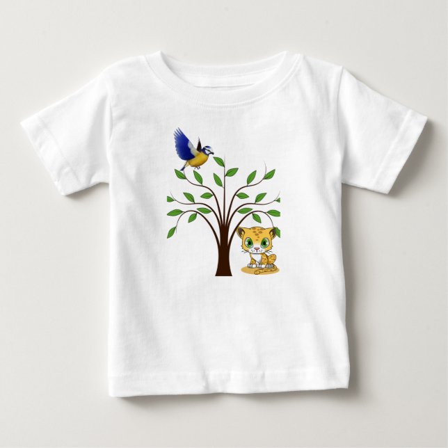 Camiseta Para Bebê Macacãozinho para Bebês (Frente)