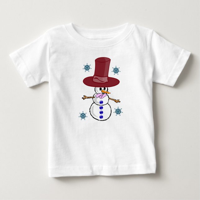 Camiseta Para Bebê Macacãozinho para Bebês (Frente)