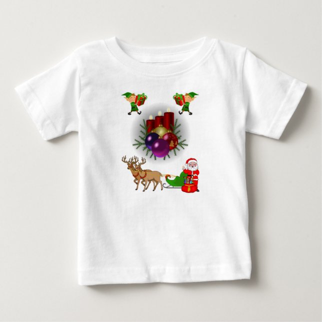Camiseta Para Bebê Macacãozinho para Bebês (Frente)