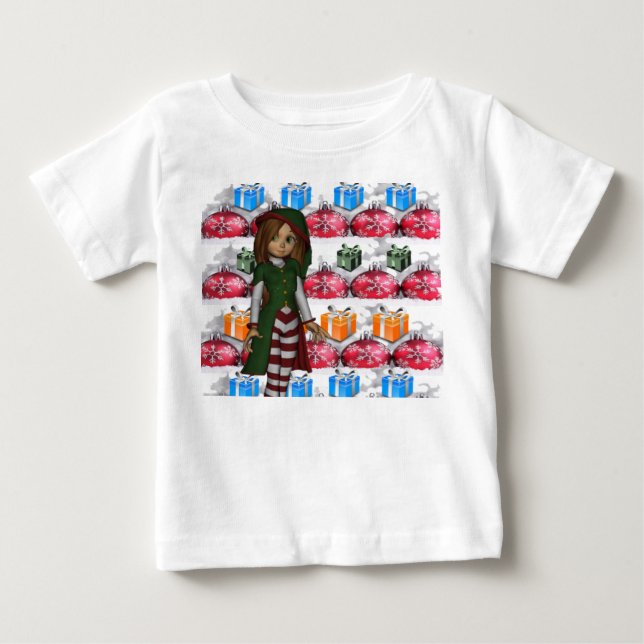 Camiseta Para Bebê Macacãozinho para Bebês (Frente)