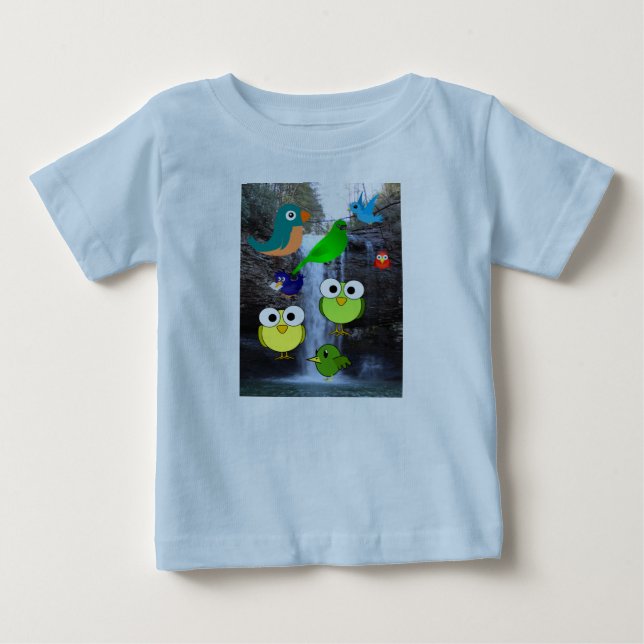 Camiseta Para Bebê Macacãozinho para Bebês (Frente)