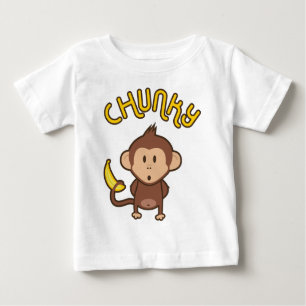 Camiseta Para Bebê Macaco robusto