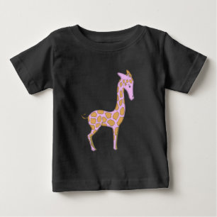 Camiseta Para Bebê Macaquinha Rosa Baby Onsie Creeper