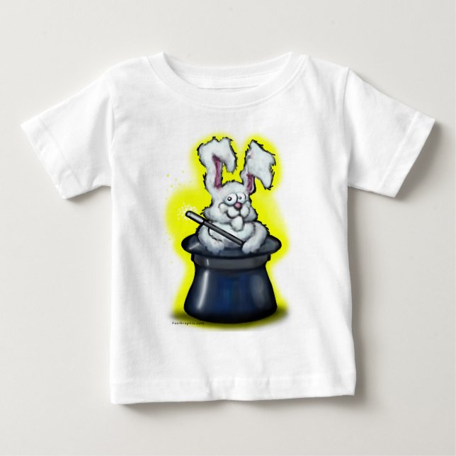 Camiseta Para Bebê Magic Bunny (Frente)