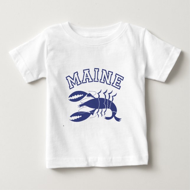 Camiseta Para Bebê Maine (Frente)