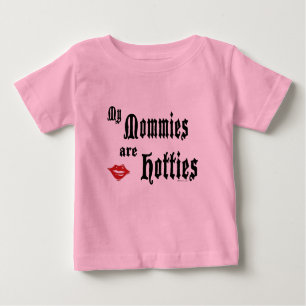 Camiseta Para Bebê Mamãs Hotties