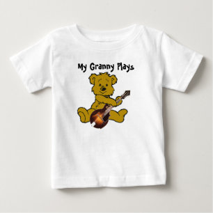CAMISETA PARA BEBÊ MANDOLIN BEAR-T SHIRT