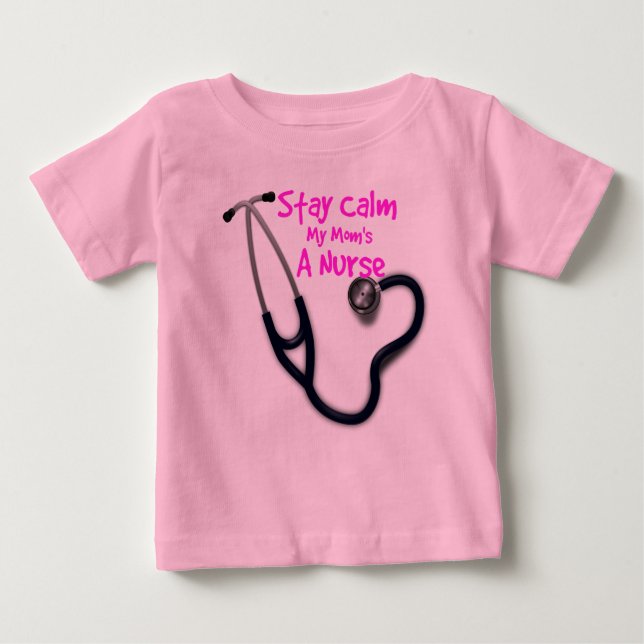 Camiseta Para Bebê Manter coleção calma (Frente)