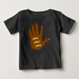 Camiseta Para Bebê Mão Turquia