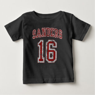 Camiseta Para Bebê Máquinas de lixar de Bernie do voto para o
