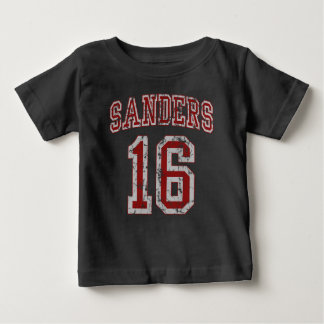 Camiseta Para Bebê Máquinas de lixar de Bernie do voto para o