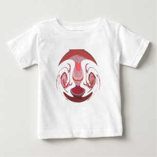Camiseta Para Bebê Maroon Majestade: Radiância Russa Texturizada Afri