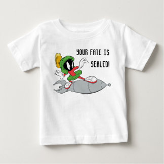 Camiseta Para Bebê MARVIN, MARTIAN™ Riding Rocket (Foguete itinerante